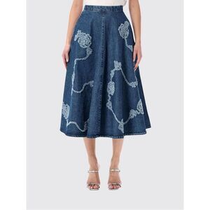 Rotate Skirt Woman Blue